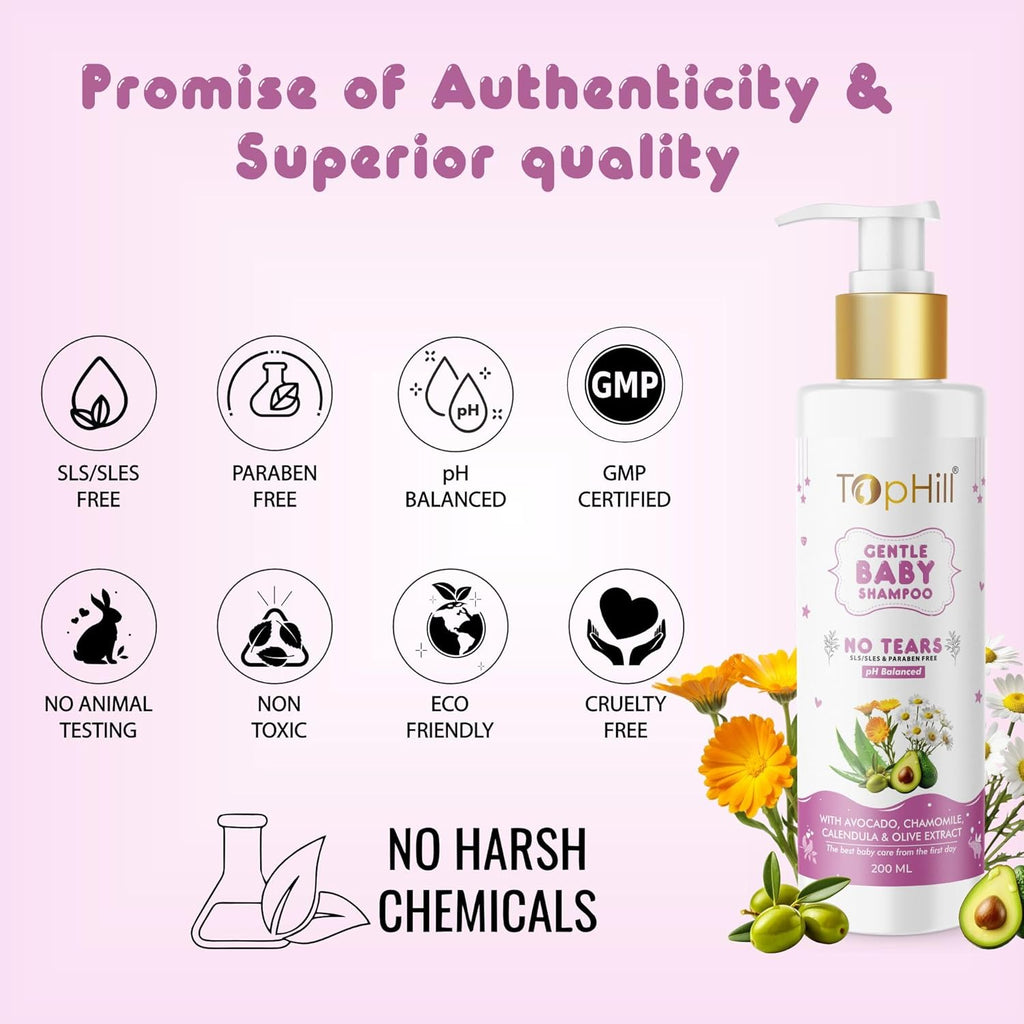 Tophill Gentle Baby Shampoo - 200 ml