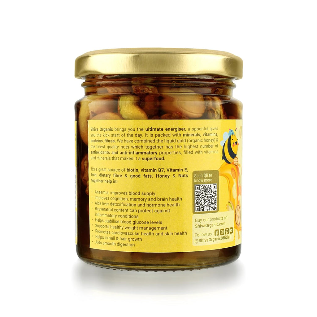 Shiva Organic Mixed Nuts in Honey - 240 gms