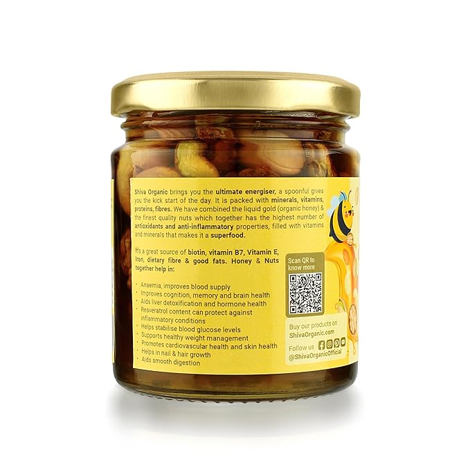 Shiva Organic Mixed Nuts in Honey - 400 gms
