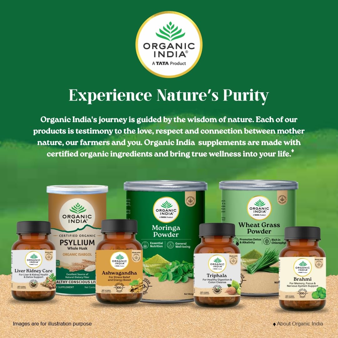 A TATA Product -Organic India Shatavari Capsules, 60 Capsules, Supports Womenâ€™s Health, Whole Herb*, Certified Organic, No Added Fillers or Chemicals