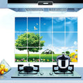 Jaamso Royals Multi Colour Natural Design Removable Vinyl Oil Proof Heat Resistant Tile Kitchen Wall Sticker Nature