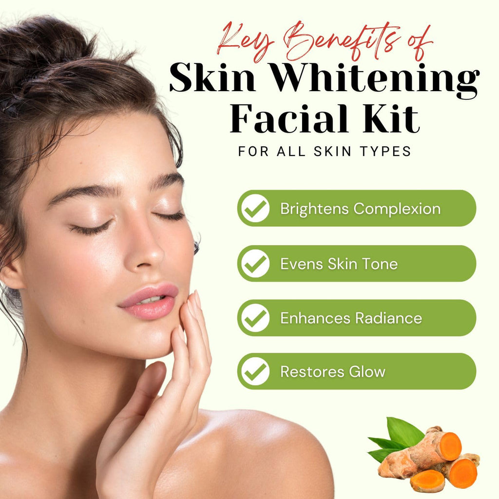 Aroma Treasures Skin Whitening Facial Kit - One-Time Use Kit for a Radiant Complexion - 30g
