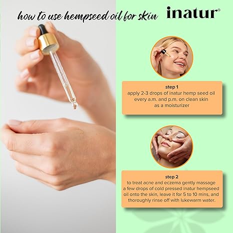 Inatur Hemp Seed Oil - 30 ml