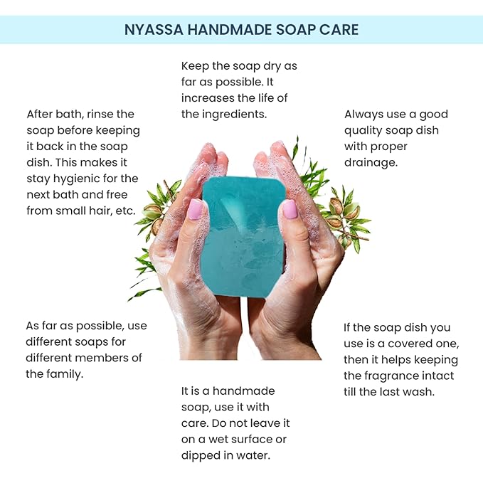 Nyassa Under the Ocean Natural Bathing Handmade Soap All Skin Type - 150 Gms