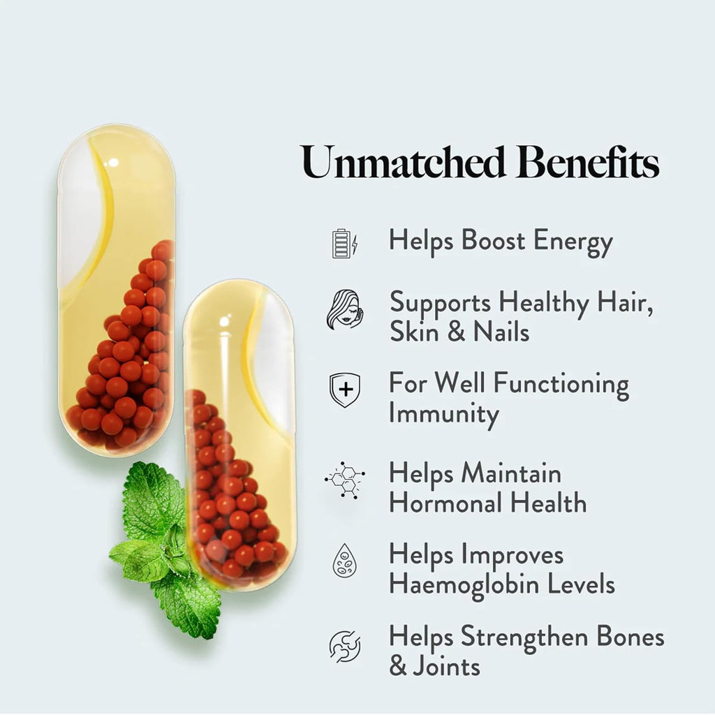 Wellbeing Nutrition Multi + Omega for Her Multivitamin capsule for Women | Vegan omega-3 oil, B-complex, Antioxidant blend
