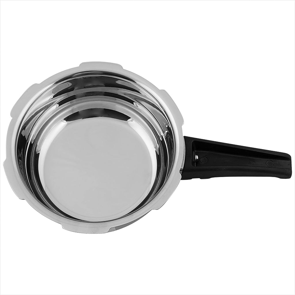 Butterfly Cordial 2, 3 & 5 Litres Pressure Cookers Set | Outer Lid | Superior Stainless Steel | Induction & Gas Stove Compatible
