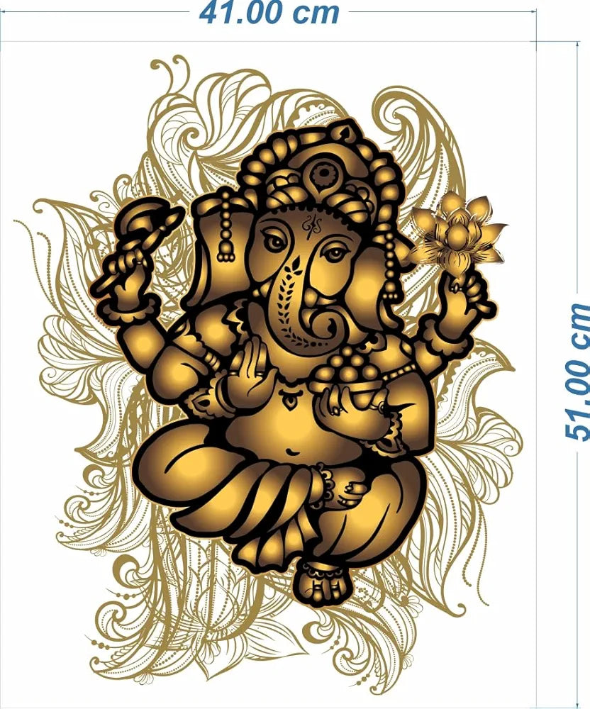 Rangoli White Glossy Vinyl Wall Sticker Premium Self-Adhesive Waterproof Parent-2 Design-11