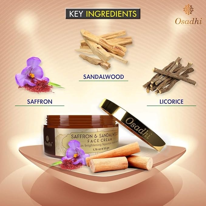 Osadhi Skin Brightening Face Cream – Sandalwood - 50 gms