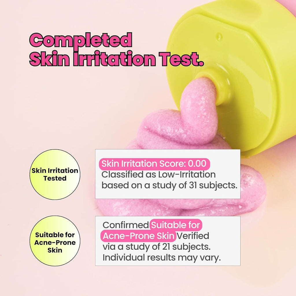 4-in-1 Konjac Jelly Face Cleanser â€“ Gentle Daily Exfoliating, Deep Cleansing, Pore Care & Makeup Removal | Berry Smoothie Texture with Raspberry & Vitamin B+C+E Complex | Dermatologist-Tested - 130 ML