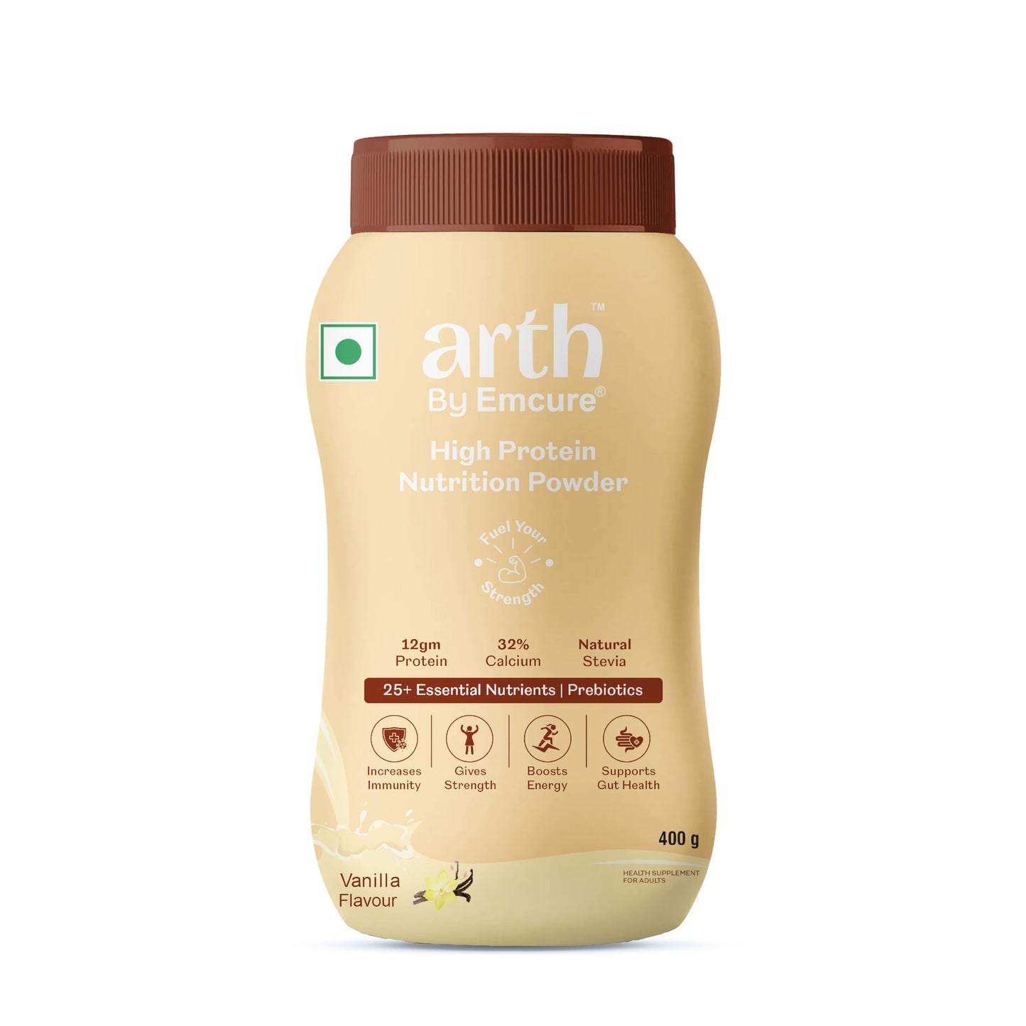 Arth High Protein Nutrition Powder - Vanilla Flavour