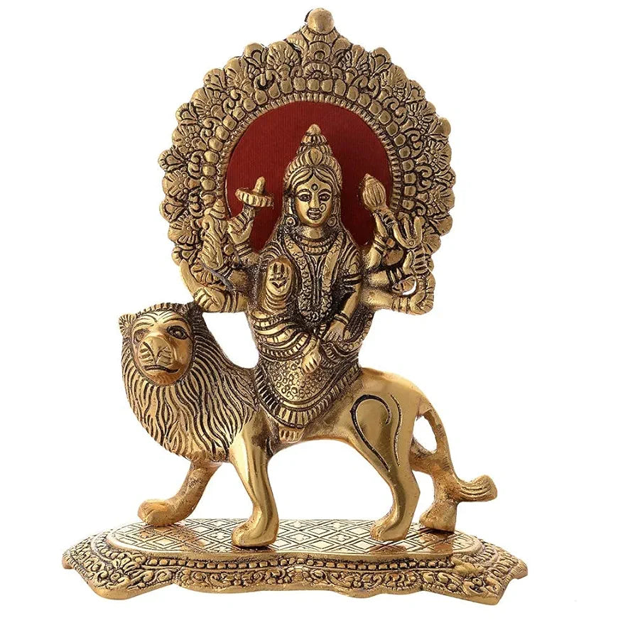 Chhariya Crafts Durga Maa Murti for Home Decorative Showpiece - 20 Cm