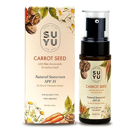 Suyu Carrot Seeds Natural Suncreen SPF 35 - 50 ml