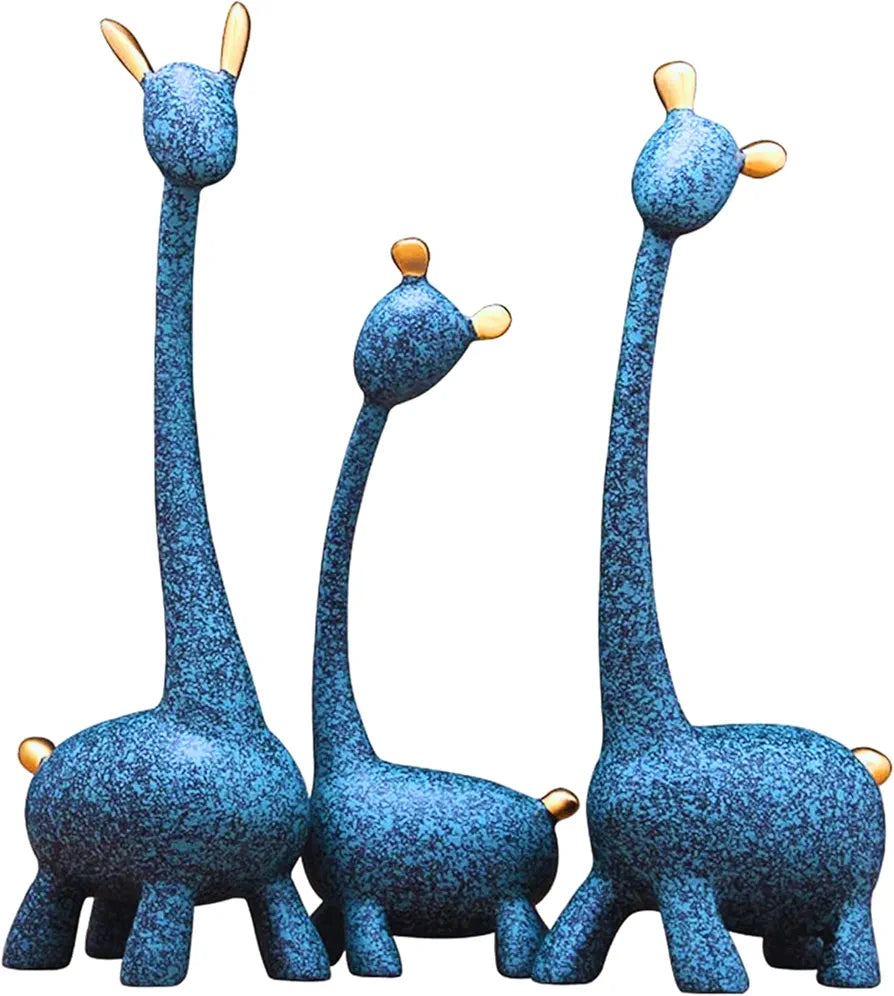 Mariner's Creation Giraffe Home Decor Statue Animal Figurine Sculpture Green Shade