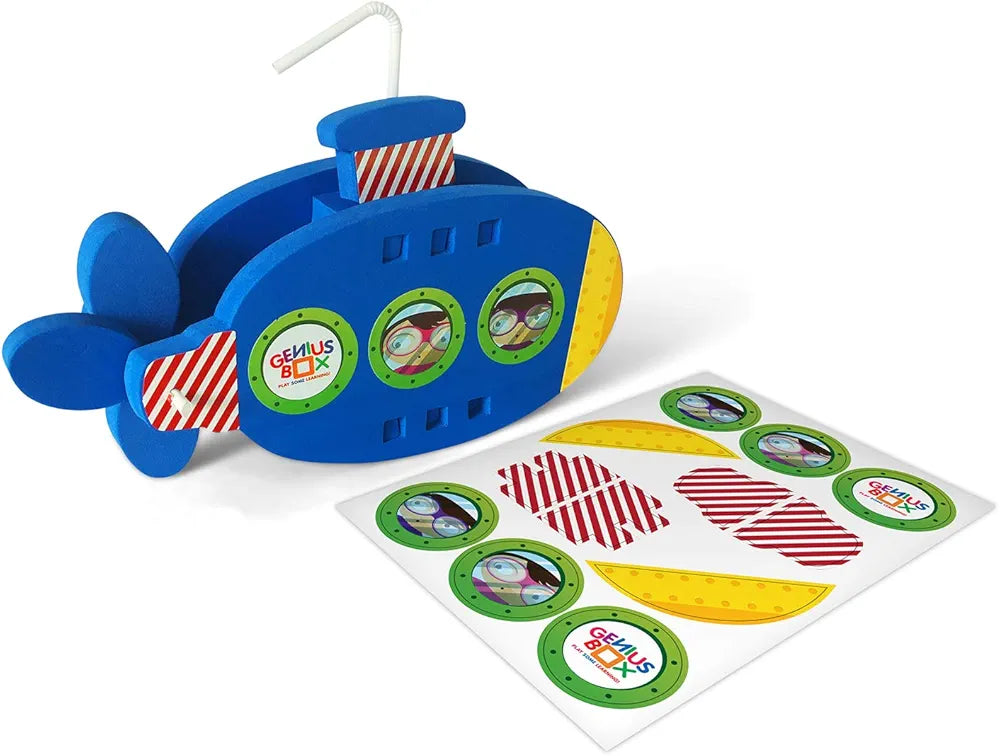 Genius Box Play some Learning Transport Express Activity Kit,Paper,Multicolor  30 Activity Kit