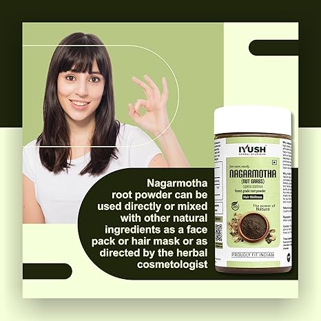Iyush Herbal Ayurveda Nagarmotha Powder - 100 gms Each (Pack of 2)