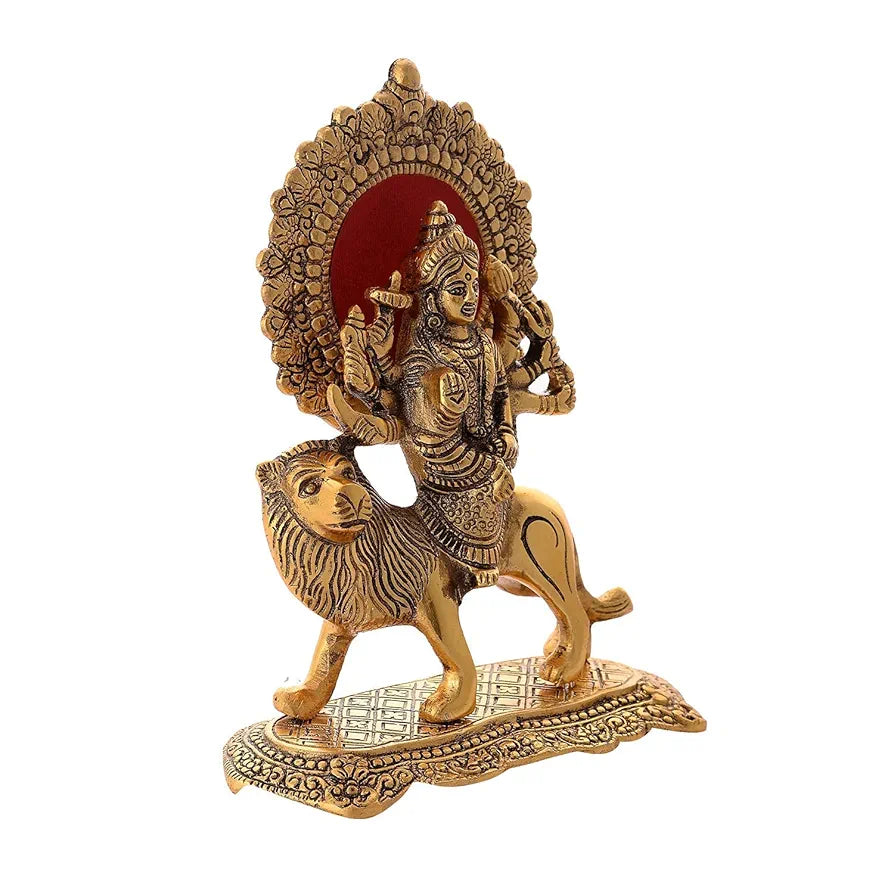 Chhariya Crafts Durga Maa Murti for Home Decorative Showpiece - 20 Cm