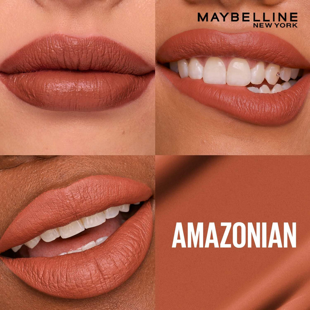 Maybelline New York SuperStay Matte Ink Liquid Lipstick - 70 Amazonian, Highly pigmented, Transfer Proof & Fade Proof. Maybelline New York SuperStay Matte Ink Liquid Lipstick Lasts Up To 16 Hour | 5ml