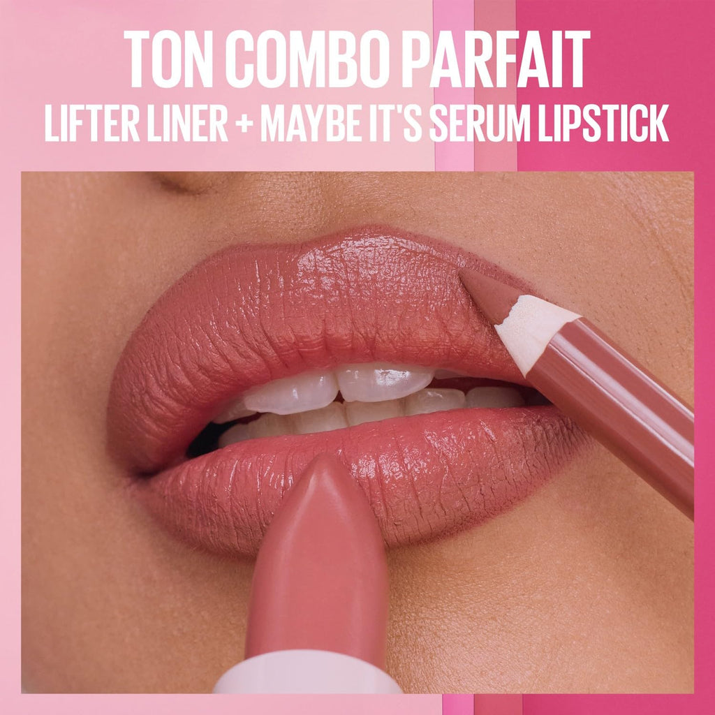 Maybelline New York Serum Lipstick (Matte) weightless hydration, One-swipe bold color, Mauve - 006 Hold the Door, 4.2g