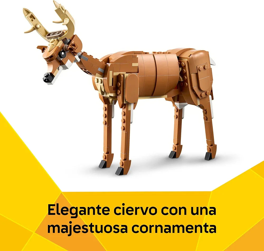 Lego Creator 3in1 Beautiful Horse Toy Animal Building Set 31166 Toys for 9+ Gift for Boys and Girls