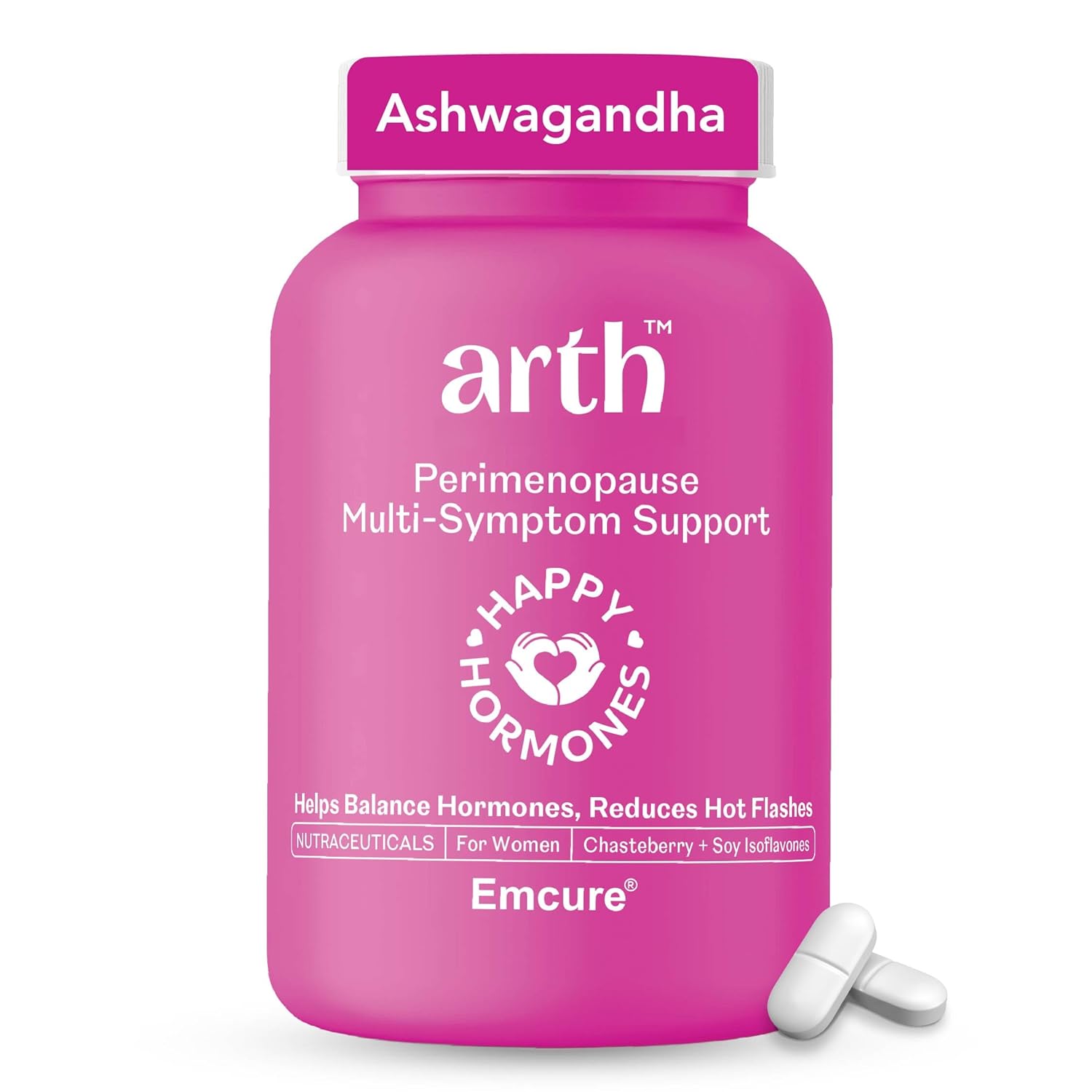 Arth Menopause Wellness & Intimate Care Combo for Women | Perimenopause Support Tablets for Hormonal Balance & hot flashes + Intimate Cream to Reduce Dryness, Itching & Maintain pH Balance