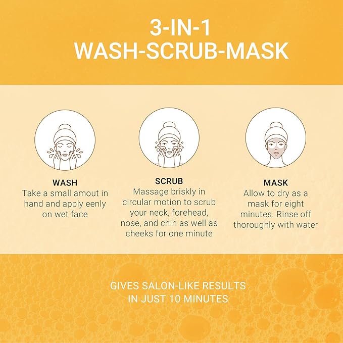 Iba Ubtan Instant Facial 3 in 1 Wash, Scrub & Mask - 100 Gms