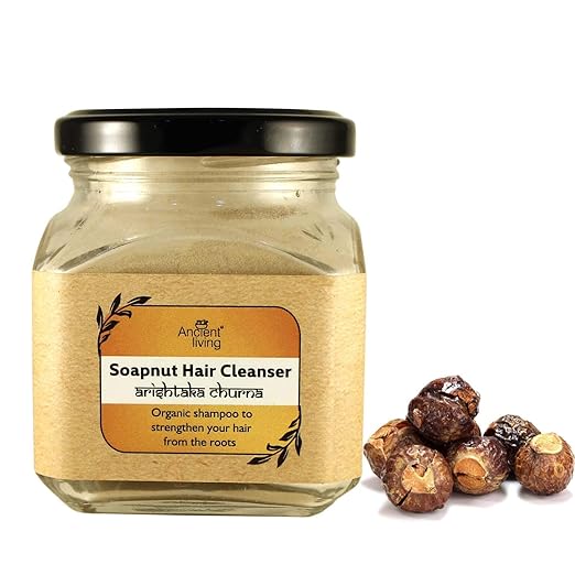 Ancient Living Soapnut Hair Cleanser Organic Shampoo - 100 gms (Pack of 2)