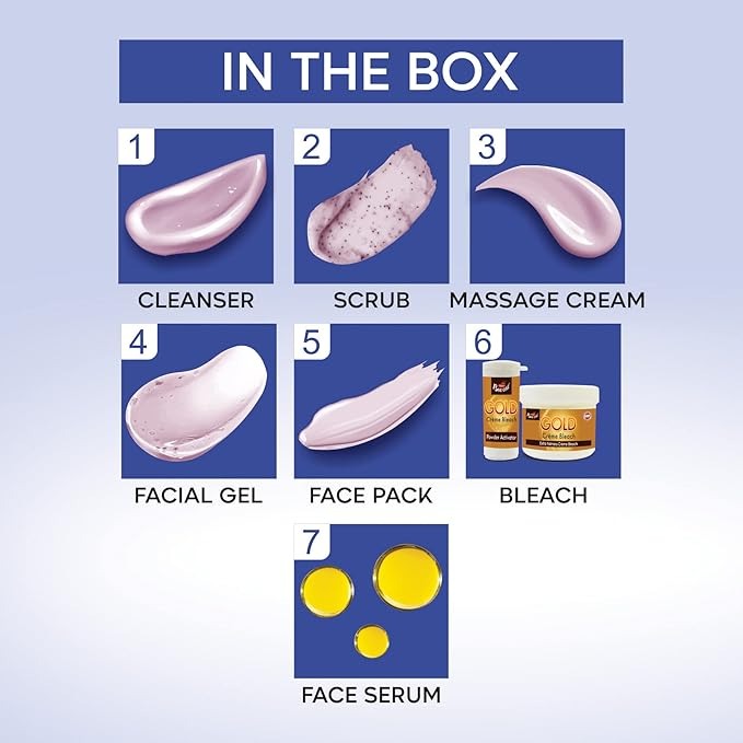 Bee One Complete 5 step Skin Polishing Facial Kit for Radiance & Youthful Glow - 312 gms