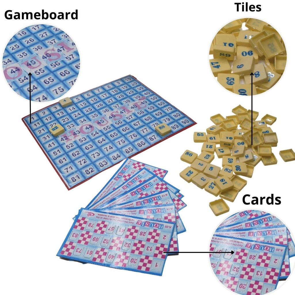 Kids Mandi Tambola Game Set Housie Deluxe Board Game