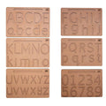 Mini Leaves English Alphabet Tracing Board Capital | Small and Numbers With 2 Dummy Pencils | Alphabet Board Capital and Small