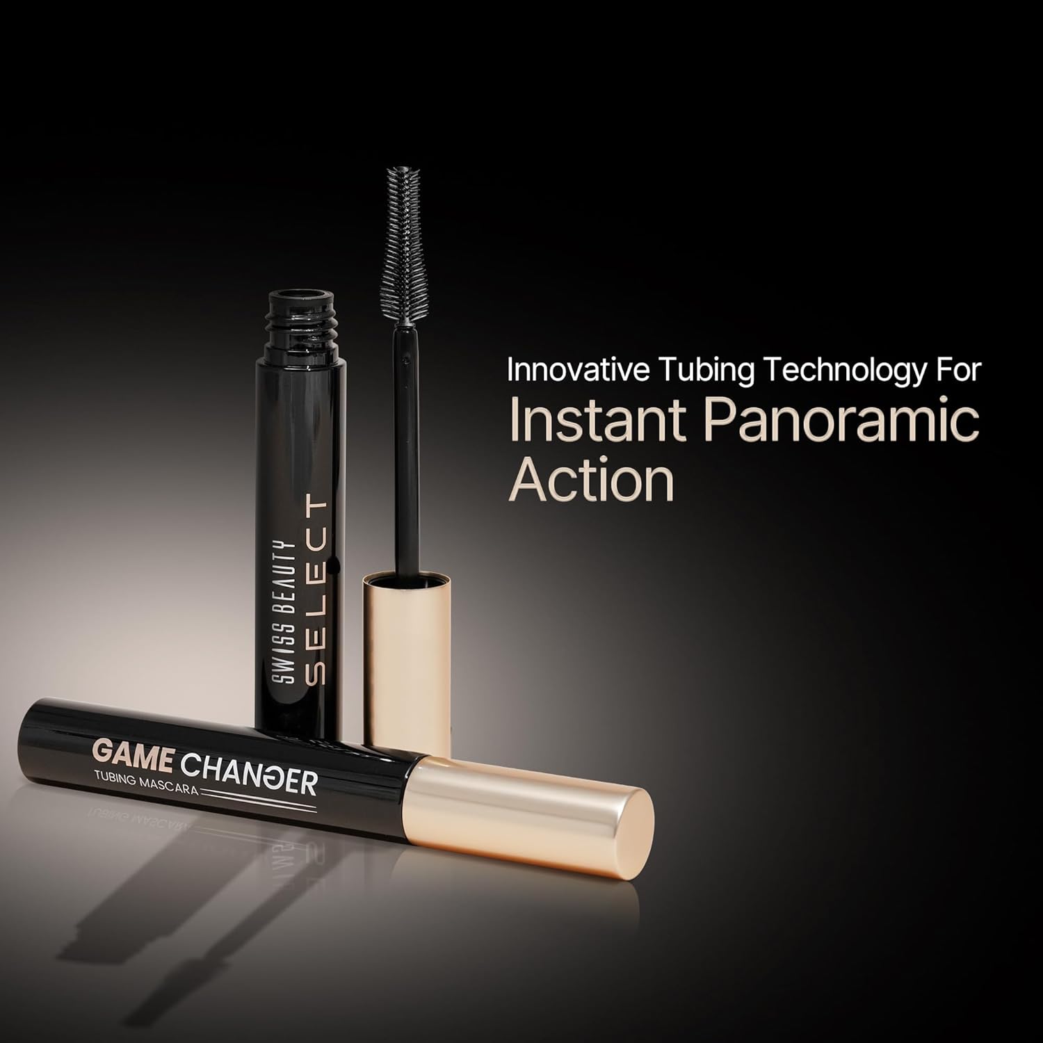 Swiss Beauty Select Game Changer Tubing Mascara with Lash extension effect | Smudge-proof & Water resistant | 5ml |