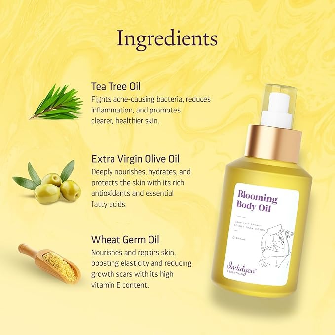 Indulgeo Essentials Blooming Body Oil - 100 ml