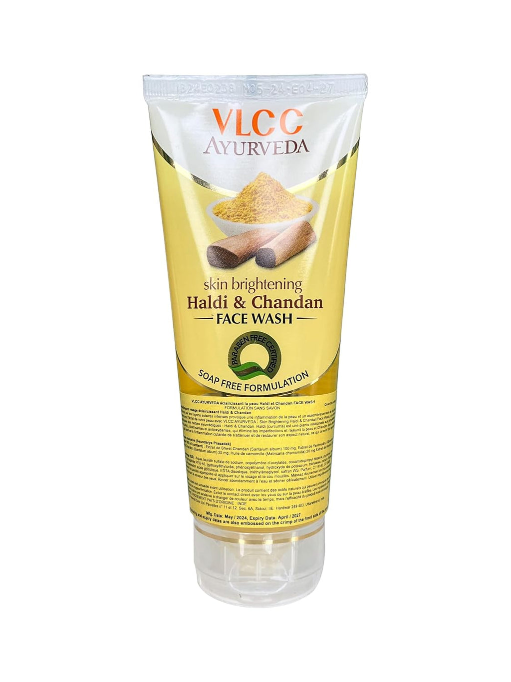 VLCC Ayurveda Skin Brightening Haldi And CHandan Facewash, 100ml
