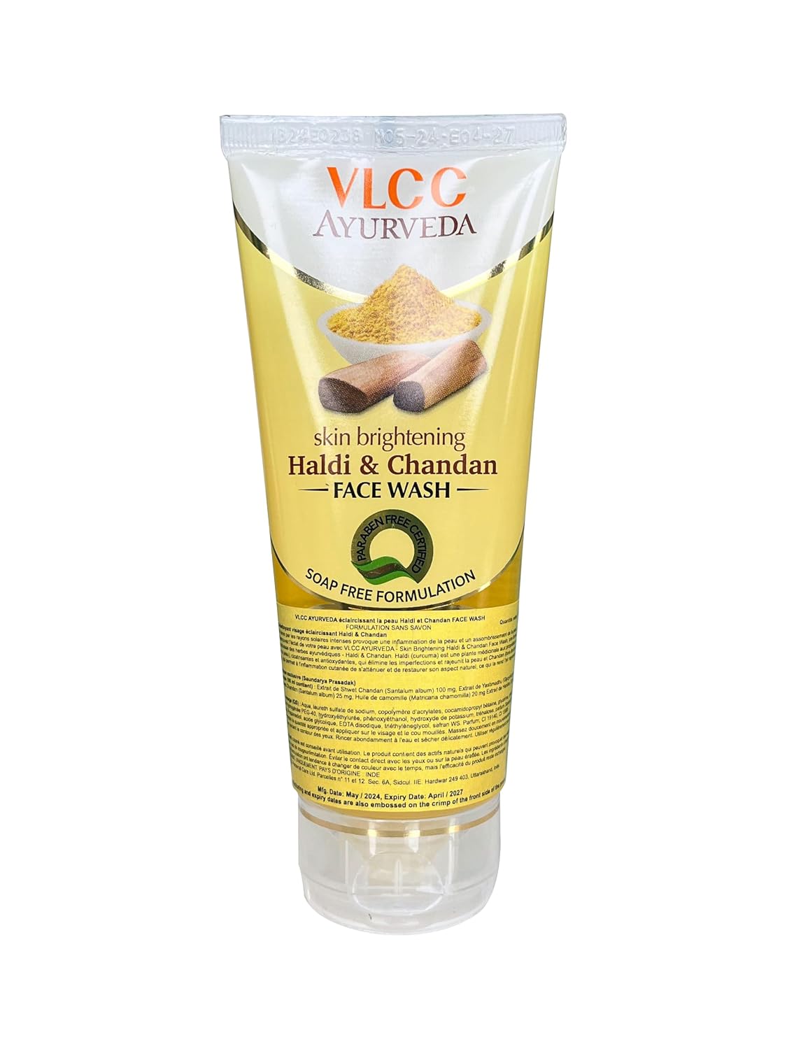 VLCC Ayurveda Skin Brightening Haldi And CHandan Facewash, 100ml