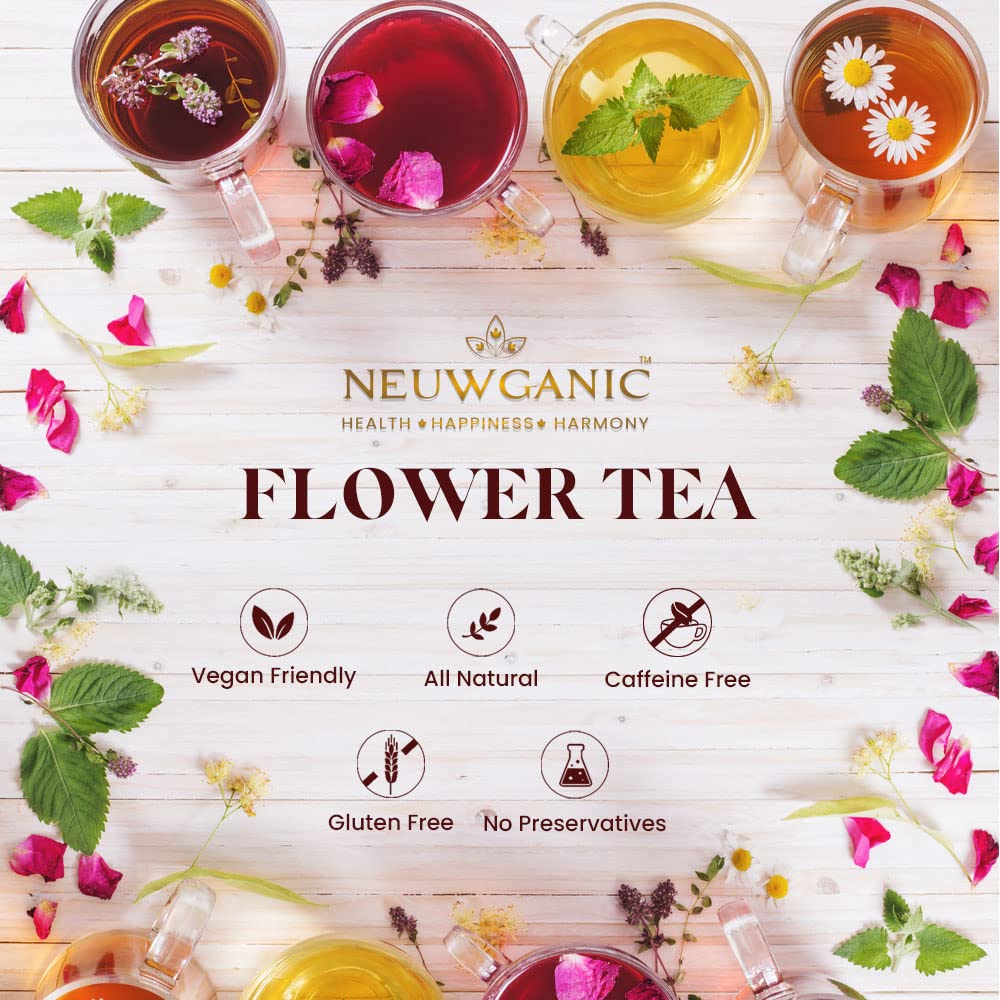 Neuwganic Hibiscus Flower Tea - 100 Grams