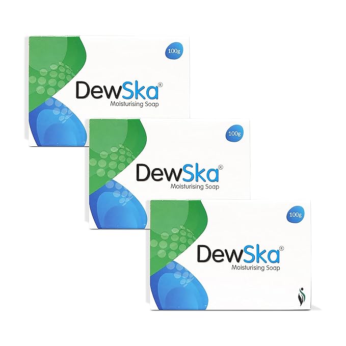 Skinska Naturals Dewska Moisturising Bathing Bar - 100 Gms | Pack of 3