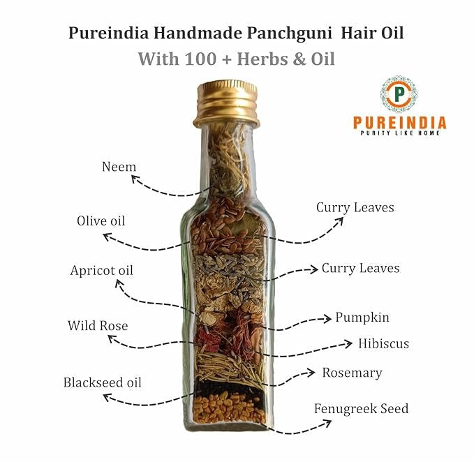 Pureindia Handmade Panchguni Hair-Oil - 100 ml