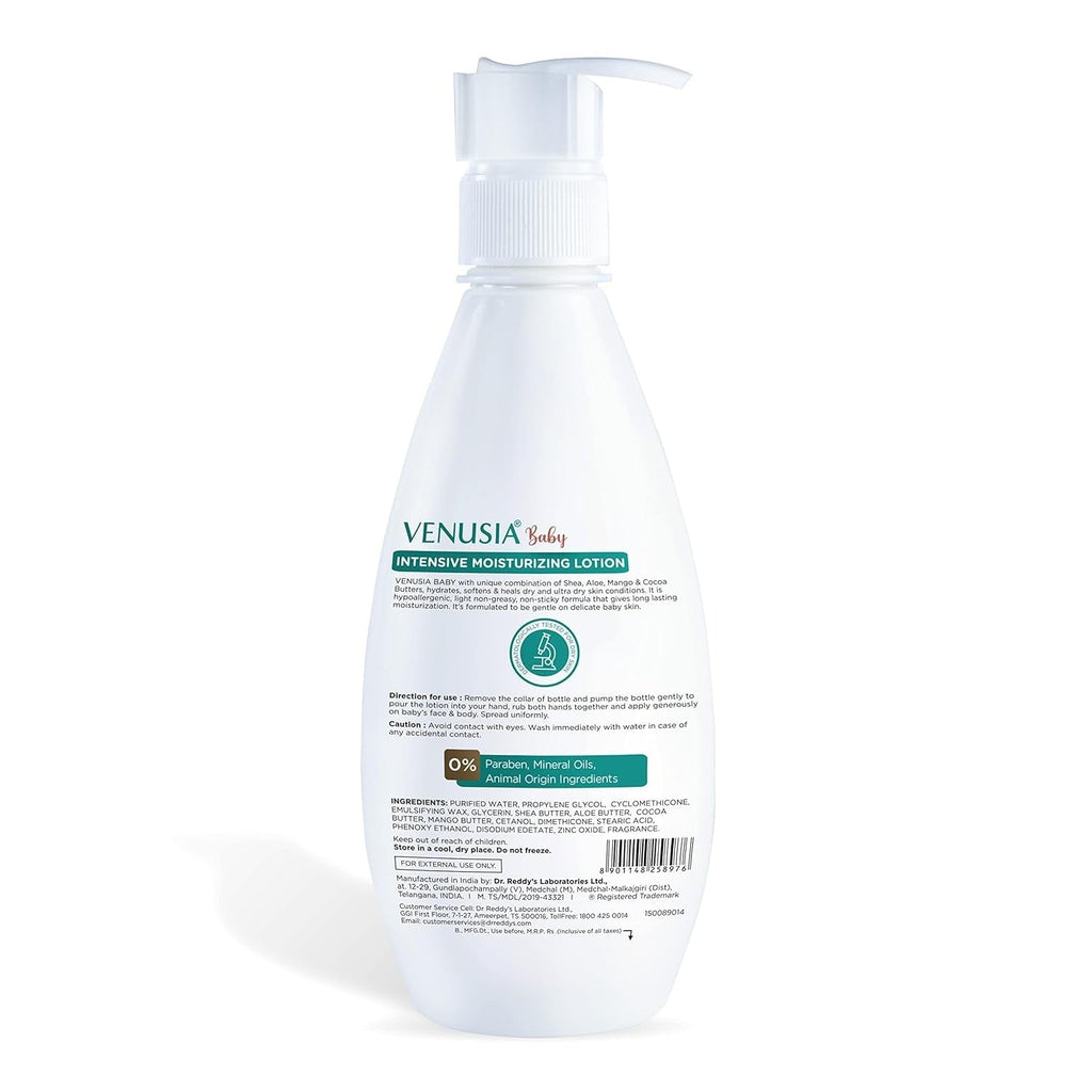 Dr. Reddy's Venusia Baby Intensive Moisturizing Lotion - 300 gms (Pack of 3)