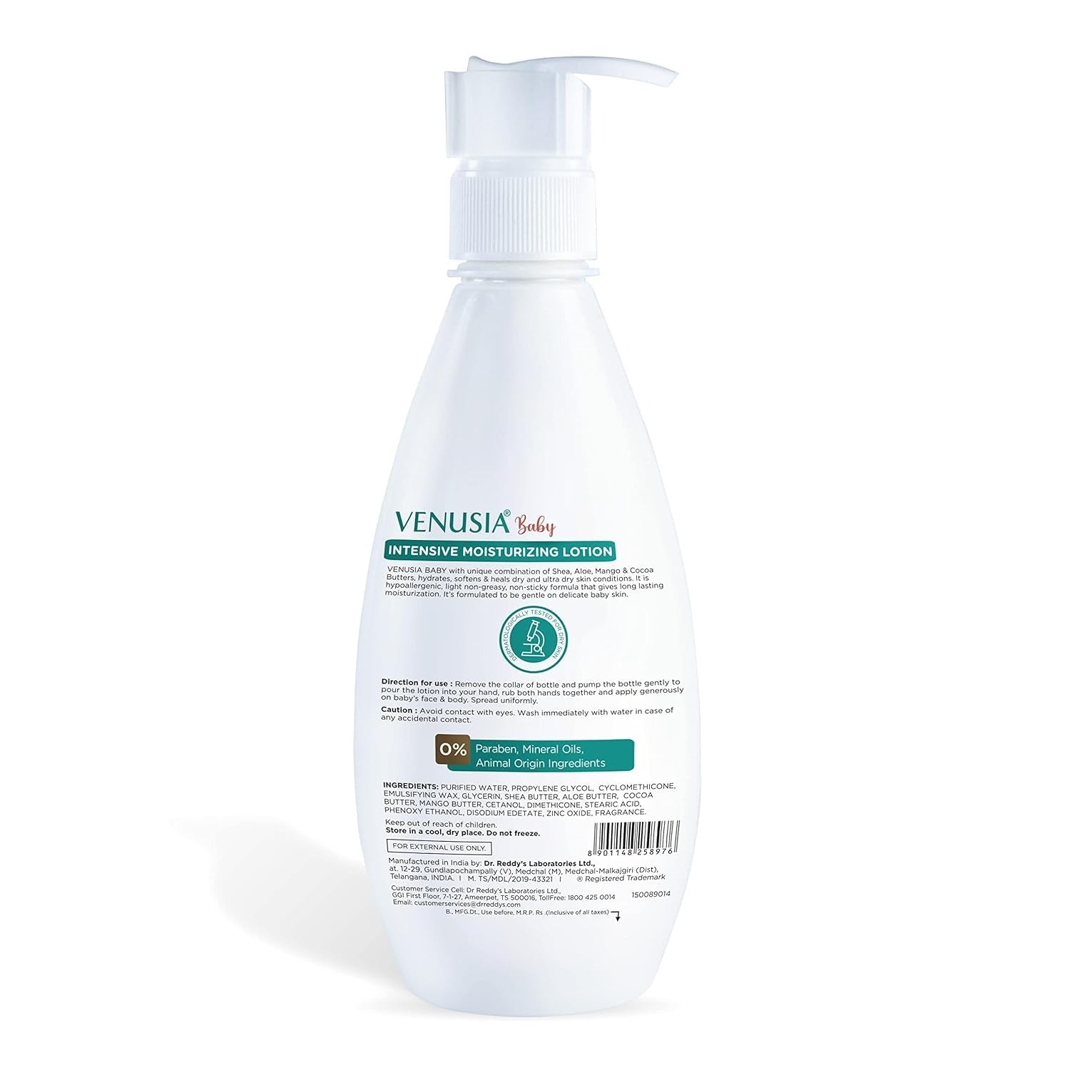 Dr. Reddy's Venusia Baby Intensive Moisturizing Lotion - 300 ml