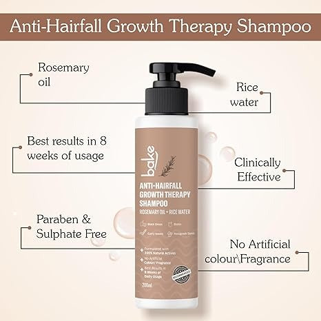 Bake Rosemary Anti Hair Fall Shampoo - 200 ml