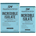 Steadfast Nutrition Incredible Isolate Whey - 30 gms Each Sachet(Pack of 6)