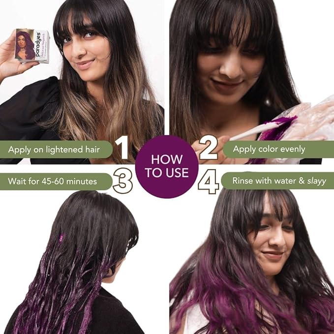 Paradyes Top-up Semi-permanent Bekaraar Burgundy Diy Conditioner Based Hair Colour - 120 Gms
