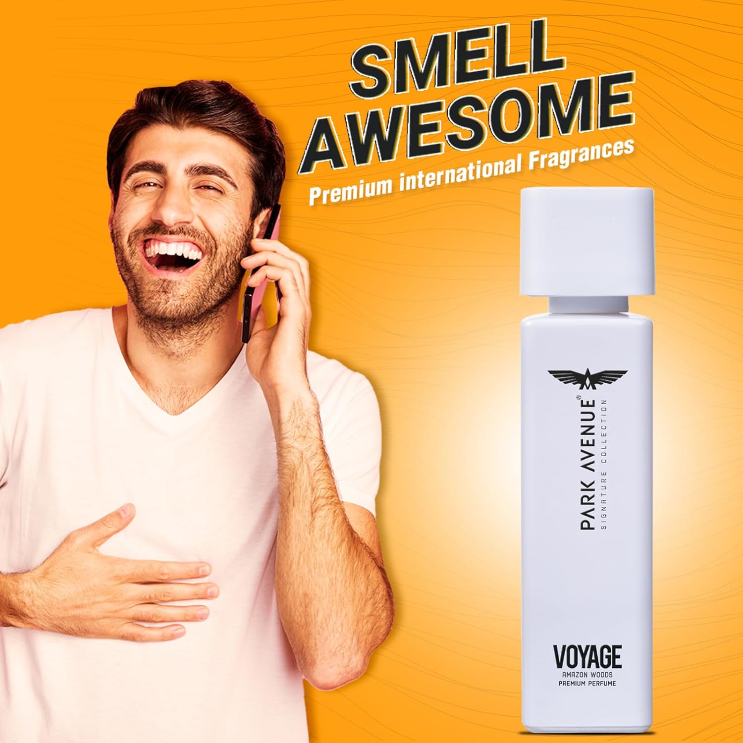 Park Avenue Voyage Signature Collection | Liquid Perfume For Men | Fresh Long-Lasting Aroma Amazon Woods Premium Perfume | 120Ml