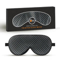 Friends of Meditation 100% Mulberry Silk Eye Mask, Super Smooth Sleep Mask and Blind Fold (Black Lines)