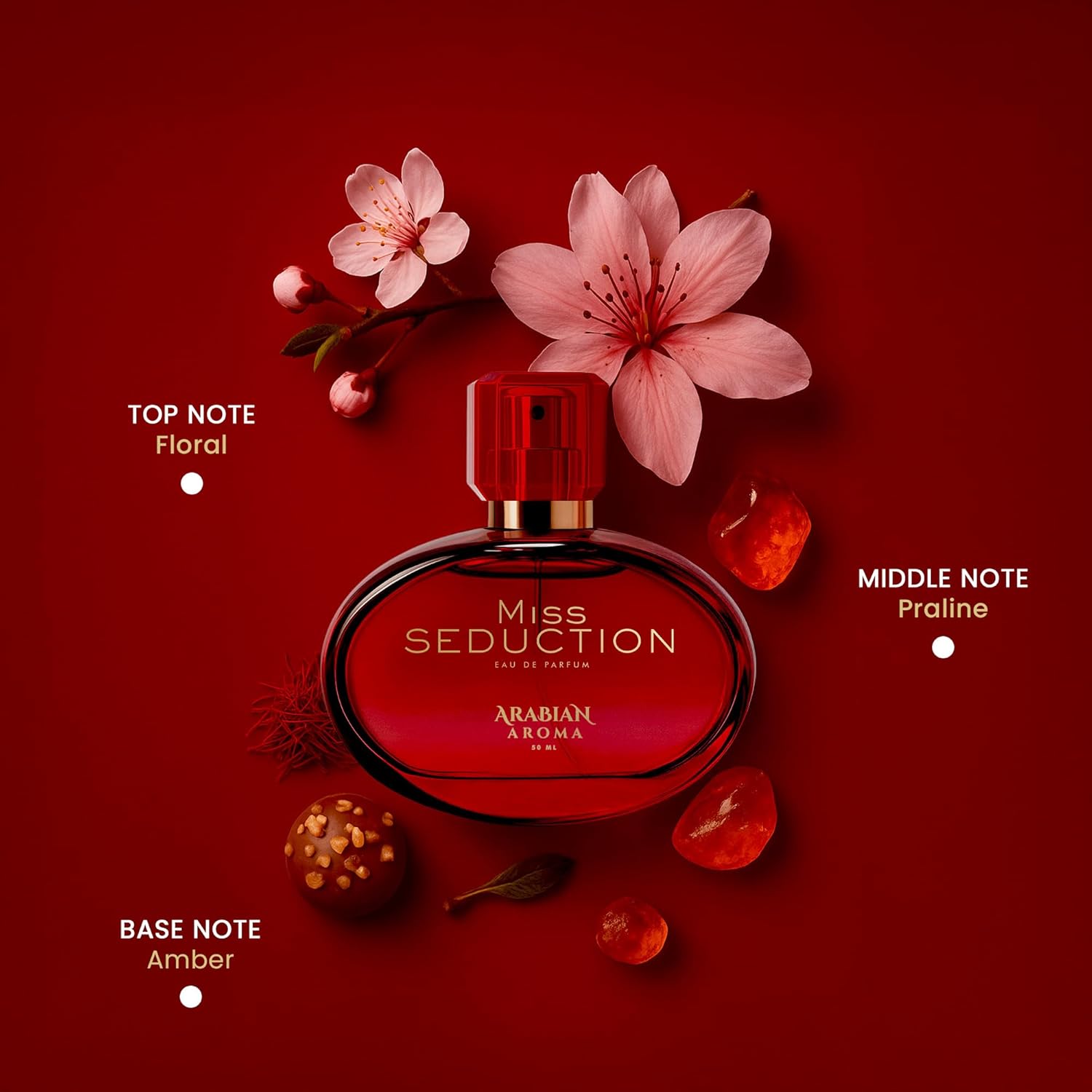 Arabian Aroma Miss Seduction Perfume Eau de Parfum - Long Lasting Perfume for Women â€“ Womens Perfumes Long Lasting â€“ 50ml