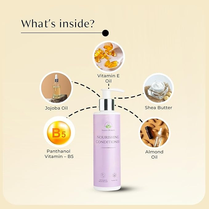 PrakritPurity Nourishing Conditioner with Shea Butter - 175 ml
