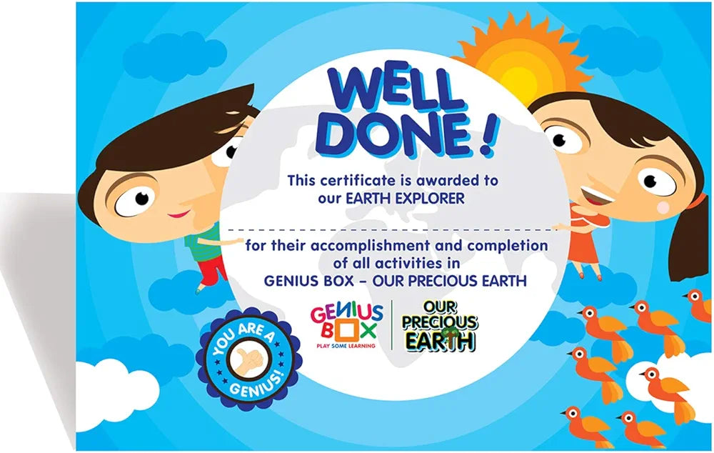Genius Box Play some Learning Educational Toy For 5 Years And Up: Our Precious Earth Diy, Activity Kit, Experiment, Learning Kit, Educational Kit, Stem Toy