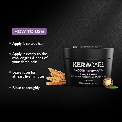 Godrej Professional Fresh Keracare Smooth Renew Mask - 200 gms