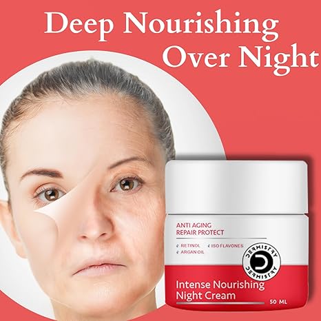 Dermistry Anti Aging Retinol Hyaluronic Acid Skin Night Cream - 50 ml