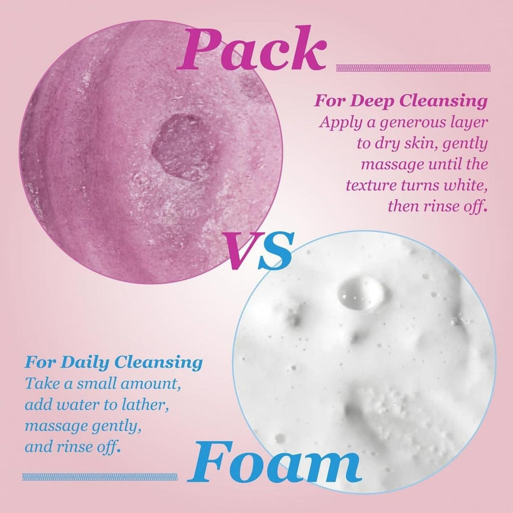 4-in-1 Konjac Jelly Face Cleanser â€“ Gentle Daily Exfoliating, Deep Cleansing, Pore Care & Makeup Removal | Berry Smoothie Texture with Raspberry & Vitamin B+C+E Complex | Dermatologist-Tested - 130 ML
