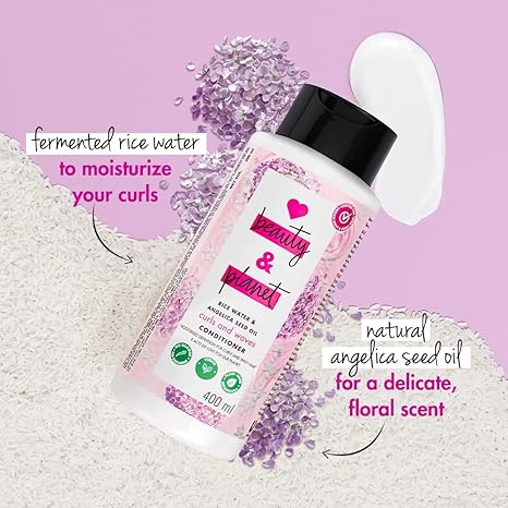 Love Beauty & Planet Rice Water & Angelica Seed Oil Curl Conditioner - 400 ml